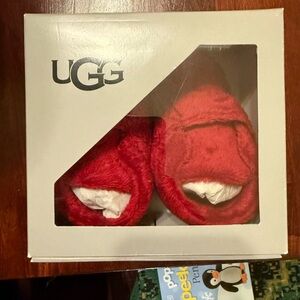 UGG Red Bixbee Baby Booties